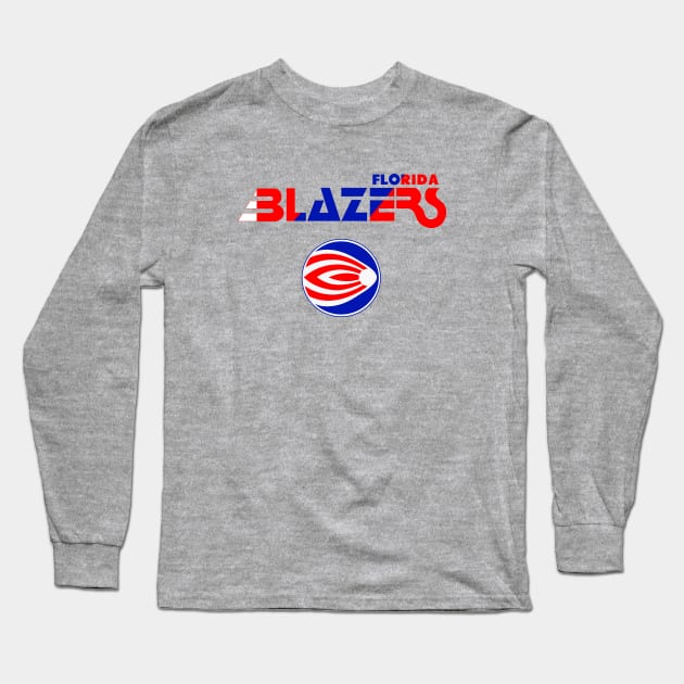 Defunct Florida Blazers WFL Football Long Sleeve T-Shirt by LocalZonly